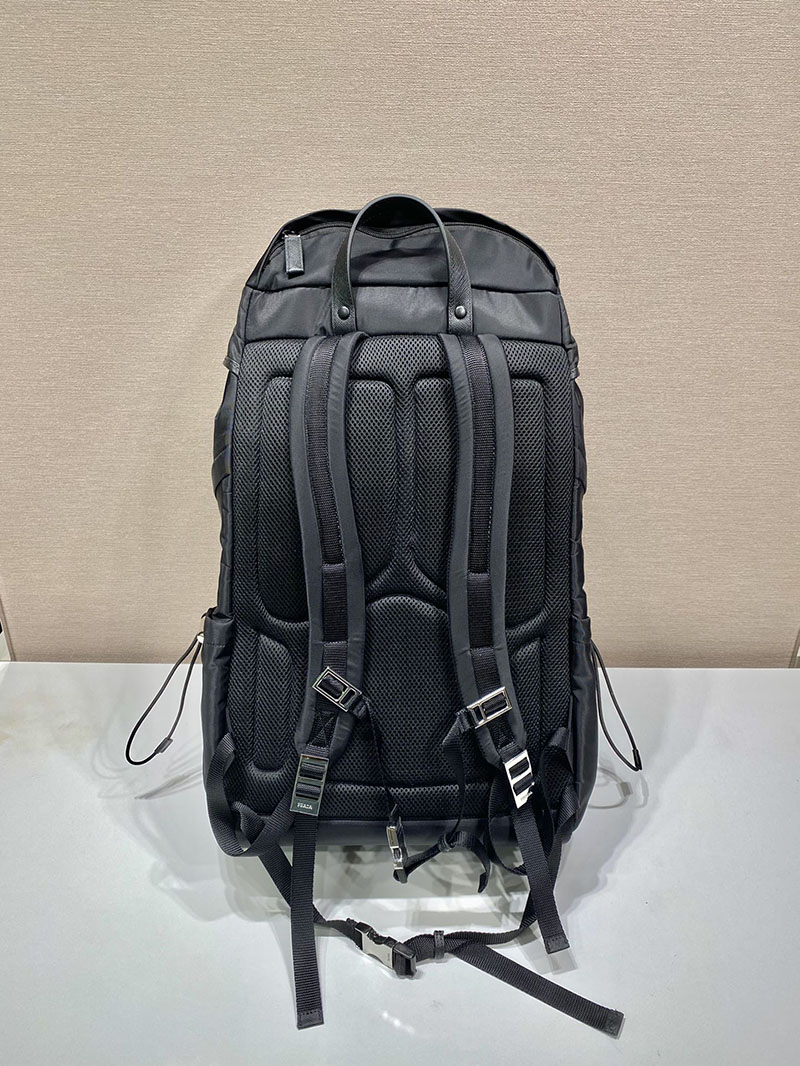 プラダ コピー PRADA Re-Nylon xサフィアーノレザー バックパック 2VZ090_2DMG_F0002_V_OOO ブラック H品 プラダ リュック コピー - 画像 (8)