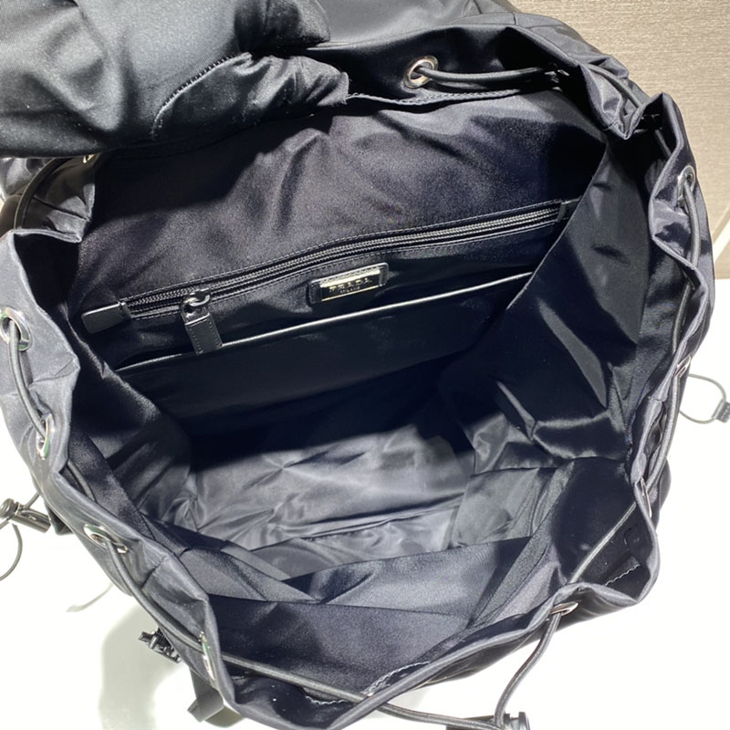 プラダ コピー PRADA Re-Nylon xサフィアーノレザー バックパック 2VZ090_2DMG_F0002_V_OOO ブラック H品 プラダ リュック コピー - 画像 (3)