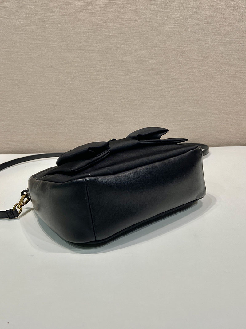 プラダ アウトレット PRADA Re-Nylon リボン ハンド ミニバッグ 1BC241_RP0C_F0002_V_OXO ブラック H品 プラダ ナイロン ミニショルダー - 画像 (4)