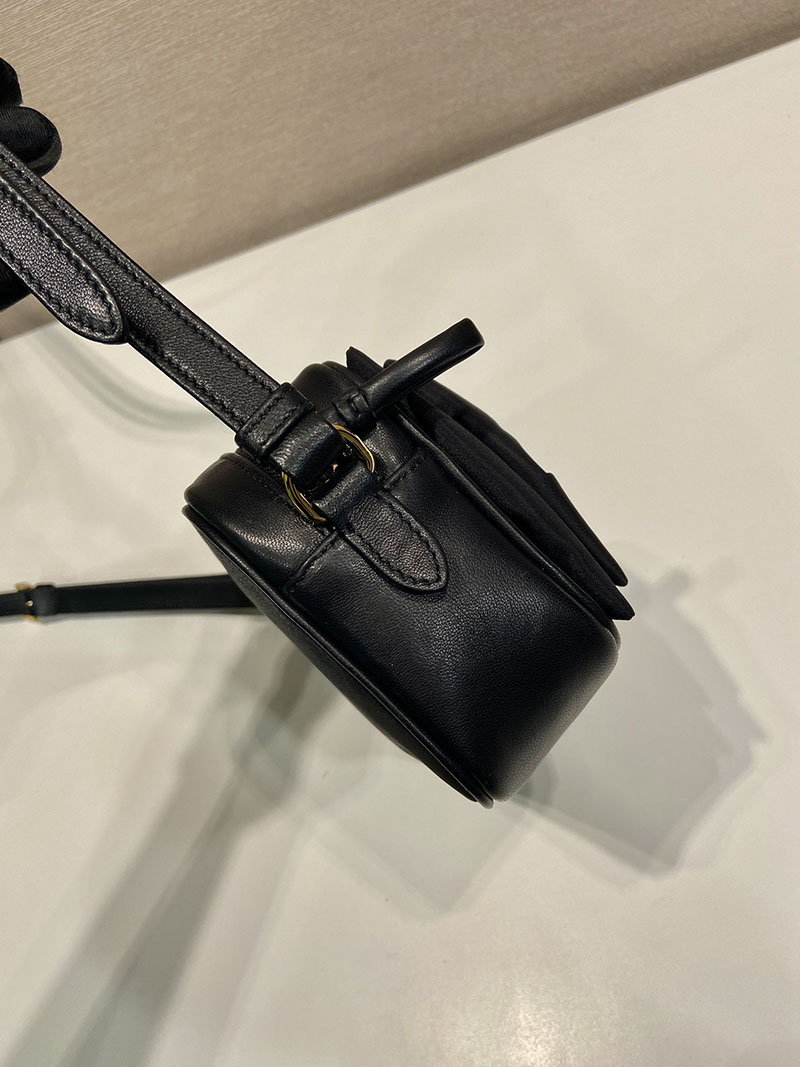 プラダ アウトレット PRADA リボン付 Re-Nylon ミニショルダーバッグ 1BH166_RP0C_F0002_V_DXO ブラック H品 プラダ ミニバッグ ナイロン - 画像 (5)