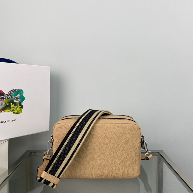 プラダ アウトレット PRADA ショルダーストラップ付 レザー バッグ 1BH082_2DKV_F0009_V_3OM ブラック H品 プラダ ショルダーバッグ 人気 - 画像 (9)