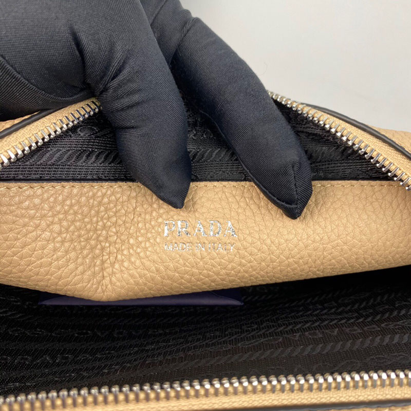 プラダ アウトレット PRADA ショルダーストラップ付 レザー バッグ 1BH082_2DKV_F0009_V_3OM ブラック H品 プラダ ショルダーバッグ 人気 - 画像 (2)