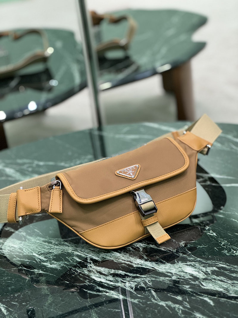 プラダ アウトレット PRADA Re-Nylon ショルダーバッグ 2VH176_2CX2_F0594_V_OOO ブランデー H品 プラダ ボディバッグ メンズ - 画像 (9)