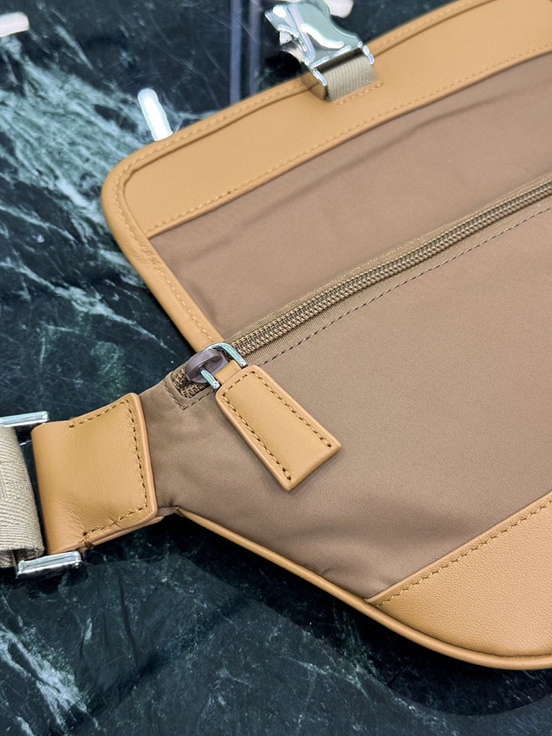 プラダ アウトレット PRADA Re-Nylon ショルダーバッグ 2VH176_2CX2_F0594_V_OOO ブランデー H品 プラダ ボディバッグ メンズ - 画像 (4)