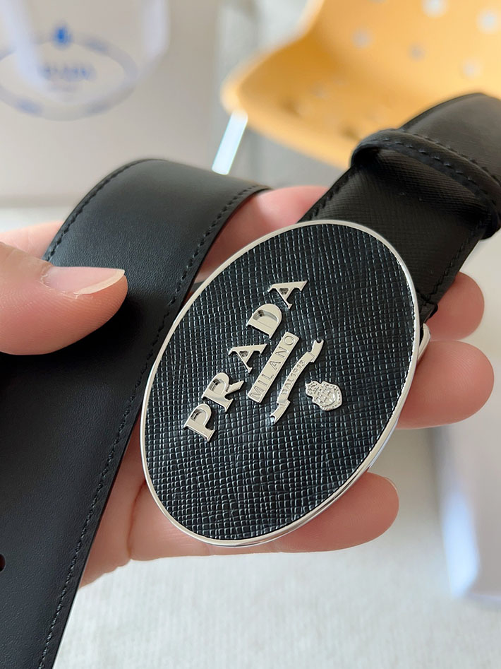 最高級プラダスーパーコピー プラダベルトコピー サフィアーノレザー ベルトバックル 2CF030_UQI_F0002 プラダ ベルト アウトレット - 画像 (9)