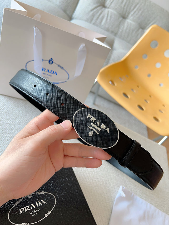 最高級プラダスーパーコピー プラダベルトコピー サフィアーノレザー ベルトバックル 2CF030_UQI_F0002 プラダ ベルト アウトレット - 画像 (8)