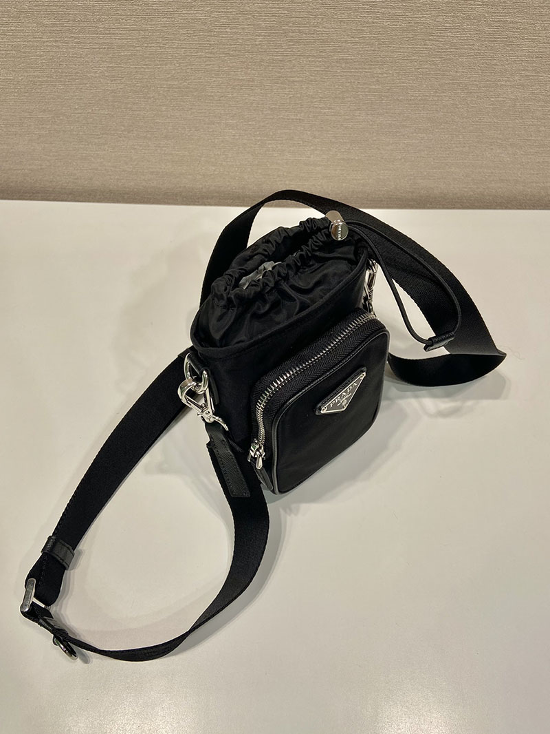 プラダ アウトレット PRADA Re-Nylon スマートフォンケース 2ZH155_2DMI_F0002 ブラック H品 プラダ スマホショルダー 公式 - 画像 (8)