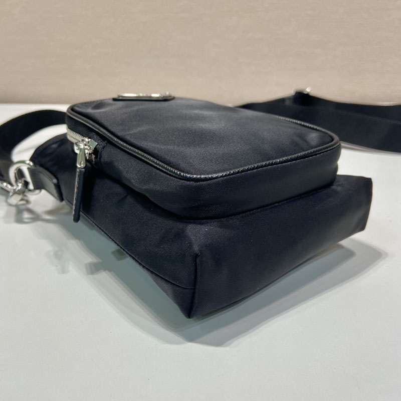 プラダ アウトレット PRADA Re-Nylon スマートフォンケース 2ZH155_2DMI_F0002 ブラック H品 プラダ スマホショルダー 公式 - 画像 (6)