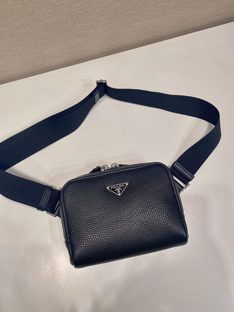 プラダ アウトレット PRADA ヴィッテロダイノレザー ショルダーバッグ 2VH184_2BBE_F0002_V_OOO ブラック H品 プラダ ショルダーバッグ メンズ - 画像 (8)