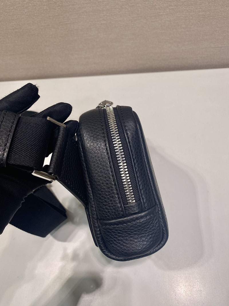 プラダ アウトレット PRADA ヴィッテロダイノレザー ショルダーバッグ 2VH184_2BBE_F0002_V_OOO ブラック H品 プラダ ショルダーバッグ メンズ - 画像 (4)