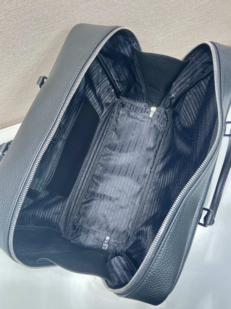 プラダ アウトレット PRADA ヴィッテロダイノレザー ブリーフケース 2VE339_2BBE_F0002_V_OOO ブラック H品 プラダ ビジネスバッグ メンズ - 画像 (3)