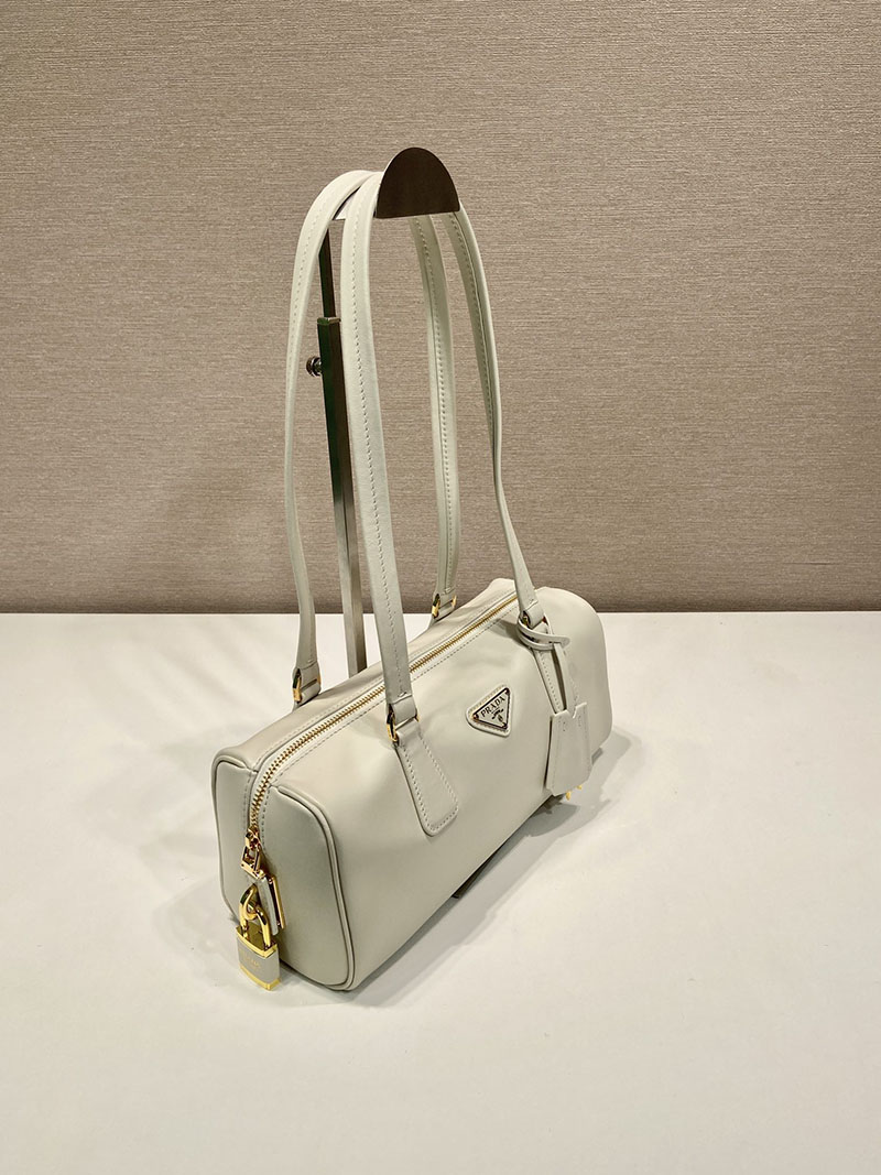 プラダ アウトレット PRADA ミディアム レザー トップハンドルバッグ 1BB127_2CYS_F0009_V_ODO ホワイト H品 プラダ レザーバッグ レディース - 画像 (8)