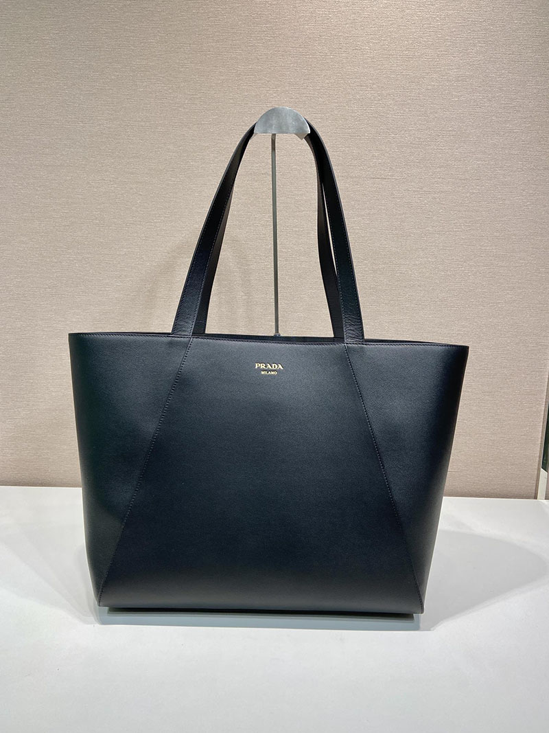 プラダ アウトレット PRADA ソフトグレインレザー トートバッグ 2VG123_2CYS_F0002_V_OOO ブラック H品 プラダ ビジネスバッグ レディース - 画像 (9)