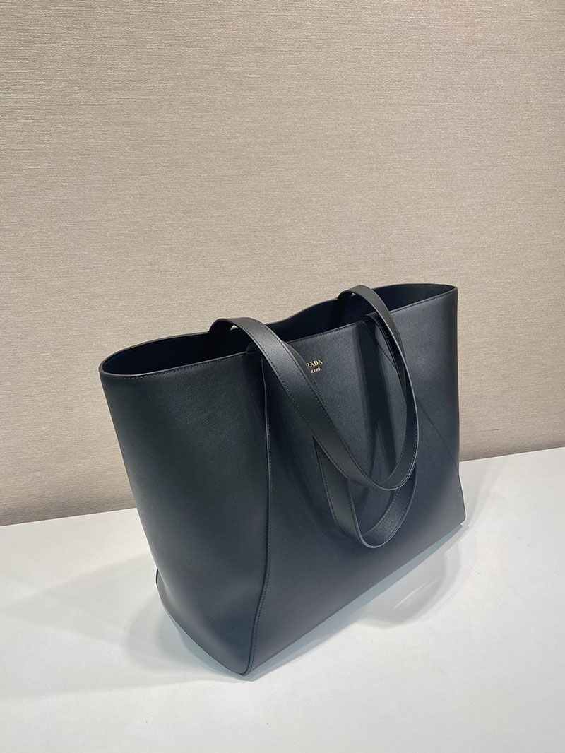 プラダ アウトレット PRADA ソフトグレインレザー トートバッグ 2VG123_2CYS_F0002_V_OOO ブラック H品 プラダ ビジネスバッグ レディース - 画像 (8)