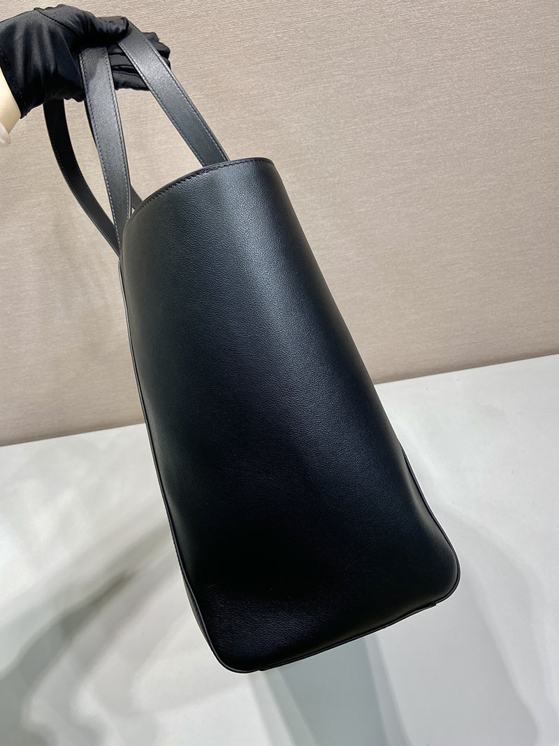 プラダ アウトレット PRADA ソフトグレインレザー トートバッグ 2VG123_2CYS_F0002_V_OOO ブラック H品 プラダ ビジネスバッグ レディース - 画像 (5)