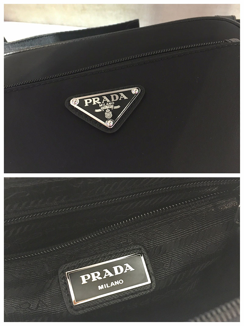 プラダ アウトレット PRADA Re-Nylon xサフィアーノレザー ベルトバッグ 2VL977_2DMG_F0002_V_WOO ブラック H品 プラダ ボディバッグ アウトレット - 画像 (5)