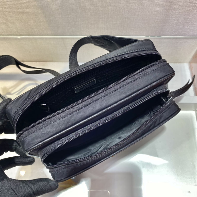 プラダ アウトレット PRADA Re-Nylon ベルトバッグ 1BL010_RV44_F0002_V_YOO ブラック H品 プラダ ボディバッグ アウトレット - 画像 (4)