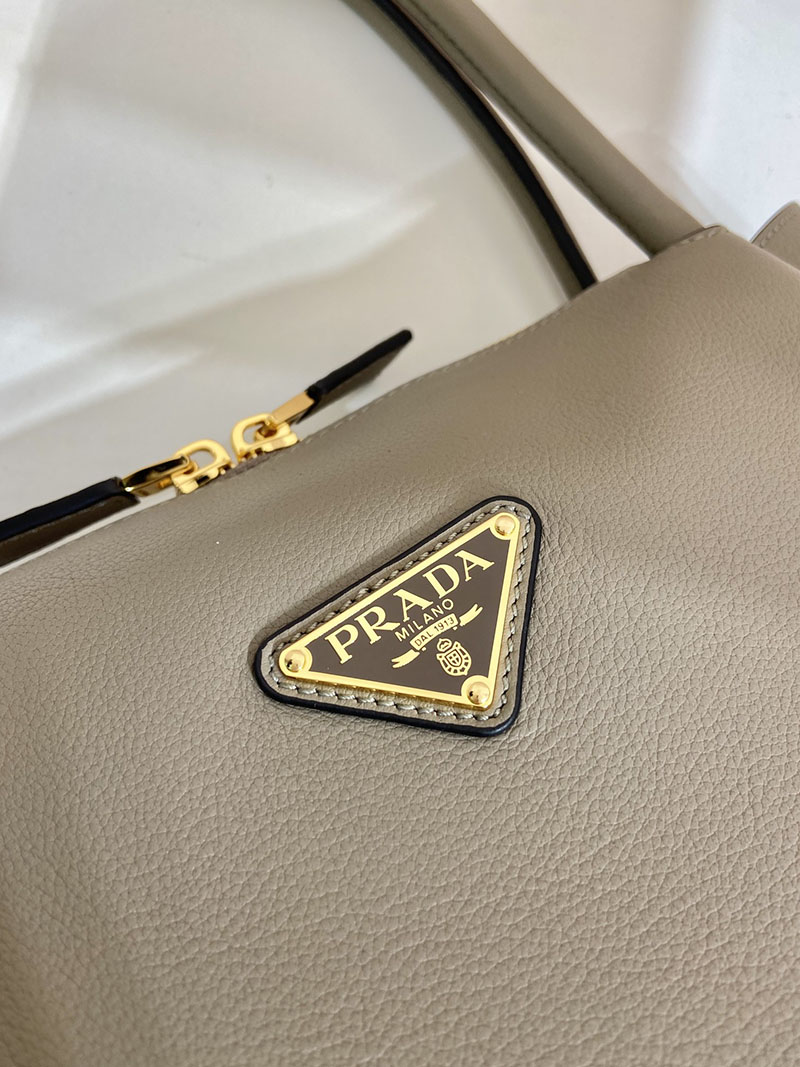 プラダ アウトレット PRADA ダーリン ミディアム レザー ショルダーバッグ 1BA444_2CYS_F03AN_V_OVX クレイ H品 プラダ ホーボーバッグ - 画像 (4)
