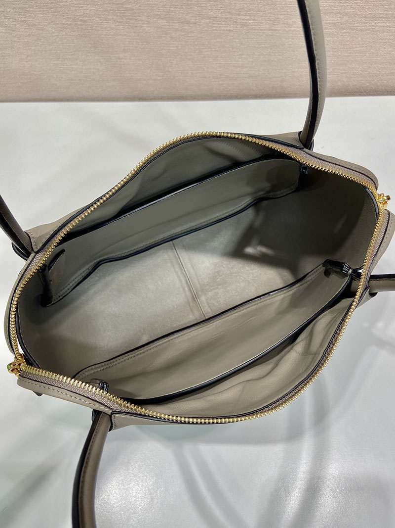 プラダ アウトレット PRADA ダーリン ミディアム レザー ショルダーバッグ 1BA444_2CYS_F03AN_V_OVX クレイ H品 プラダ ホーボーバッグ - 画像 (3)
