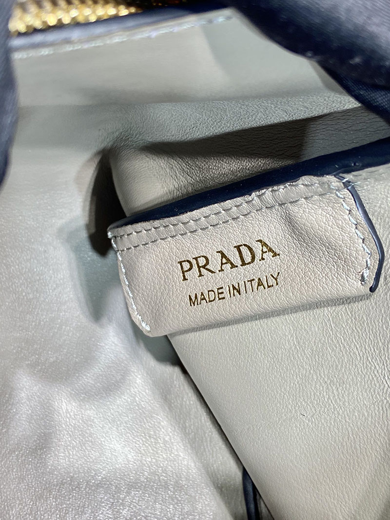 プラダ アウトレット PRADA ダーリン ミディアム レザー ショルダーバッグ 1BA444_2CYS_F03AN_V_OVX クレイ H品 プラダ ホーボーバッグ - 画像 (2)