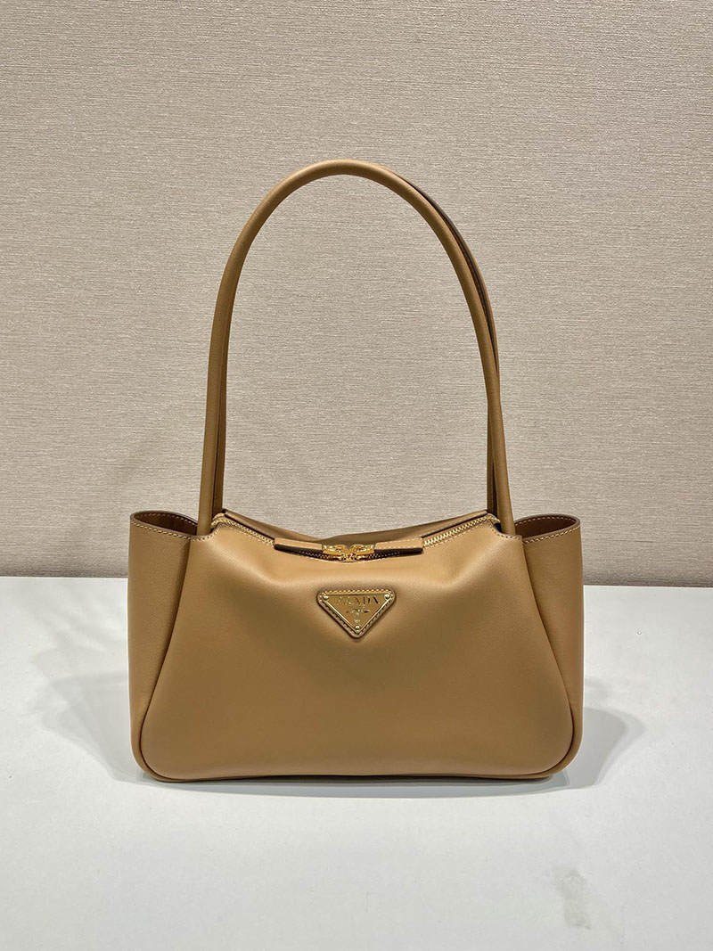 プラダ アウトレット PRADA ダーリン ミディアム レザー ショルダーバッグ 1BA444_2CYS_F03BH_V_OVX キャメル H品 プラダ ホーボーバッグ - 画像 (9)