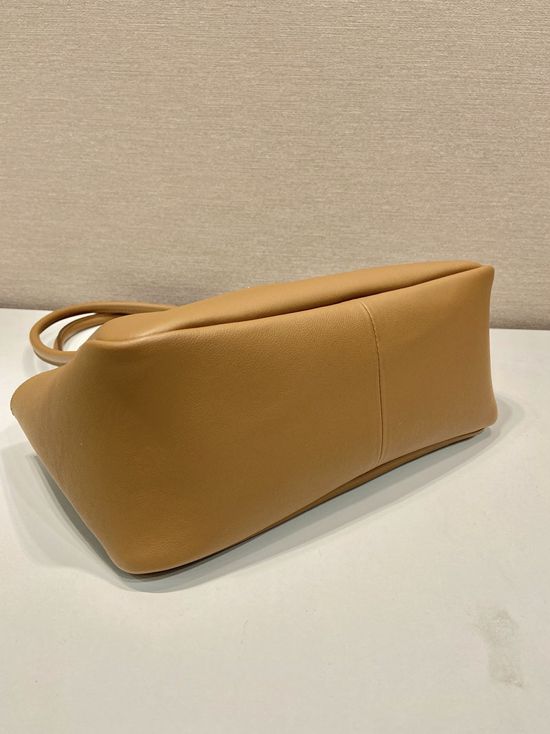 プラダ アウトレット PRADA ダーリン ミディアム レザー ショルダーバッグ 1BA444_2CYS_F03BH_V_OVX キャメル H品 プラダ ホーボーバッグ - 画像 (5)