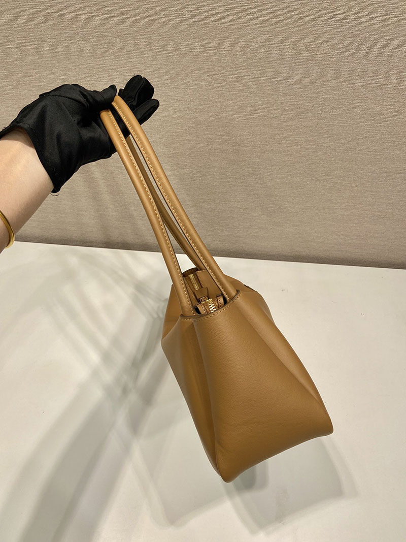 プラダ アウトレット PRADA ダーリン ミディアム レザー ショルダーバッグ 1BA444_2CYS_F03BH_V_OVX キャメル H品 プラダ ホーボーバッグ - 画像 (4)