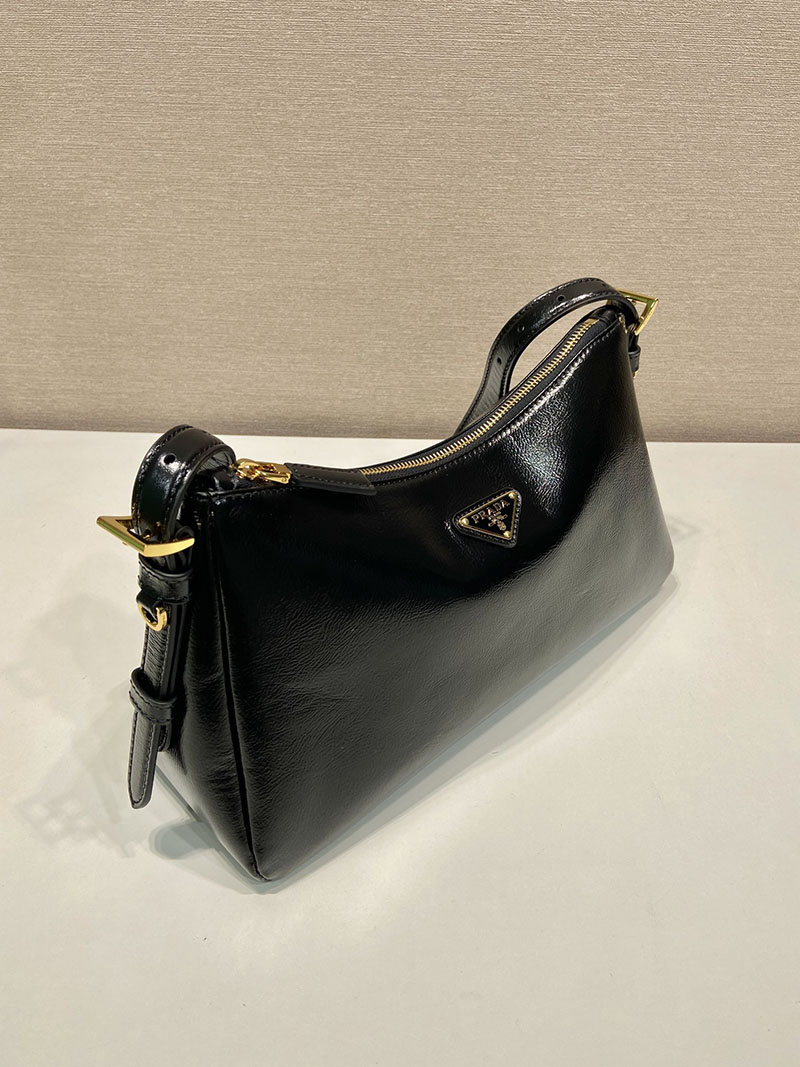 プラダ アウトレット PRADA エメ ミディアム ナプラックレザー ショルダーバッグ 1BC229_2DNT_F0002_V_LVM ブラック H品 プラダ 斜めがけバッグ レディース - 画像 (7)