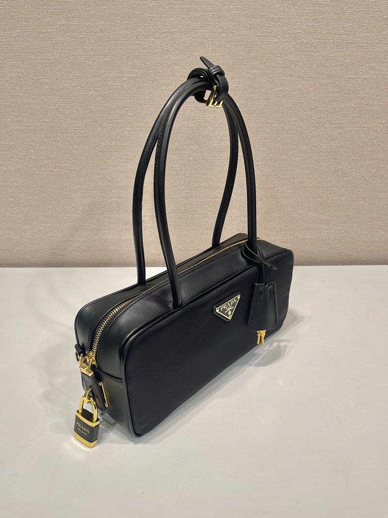 プラダ アウトレット PRADA パドロック付 スモール ハンドバッグ 1BB133_2C8Q_F0002_V_ODO ブラック H品 プラダ ハンドバッグ アウトレット - 画像 (9)