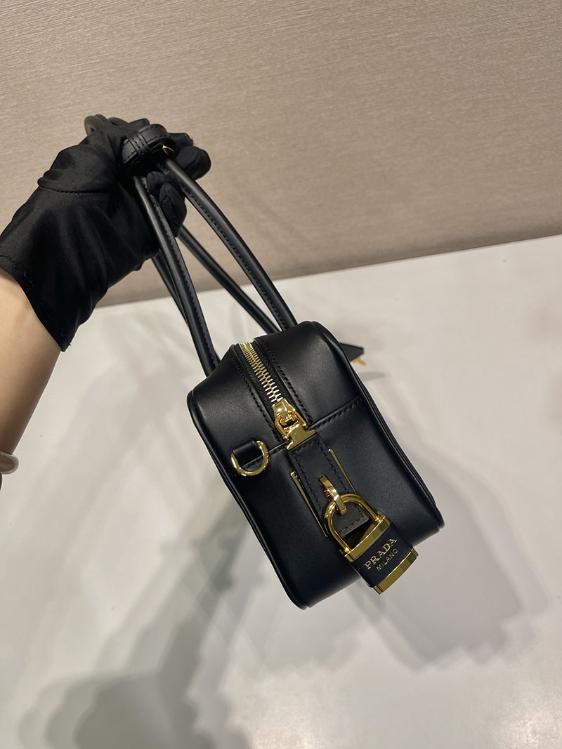 プラダ アウトレット PRADA パドロック付 スモール ハンドバッグ 1BB133_2C8Q_F0002_V_ODO ブラック H品 プラダ ハンドバッグ アウトレット - 画像 (6)