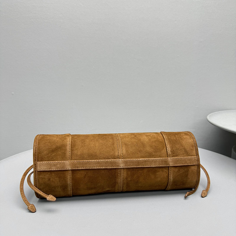 プラダ アウトレット PRADA ボニー ミディアム スエード ハンドバッグ 1BA426_2C4S_F0401_V_MOO ブラウン H品 プラダ 斜めがけバッグ レディース - 画像 (7)