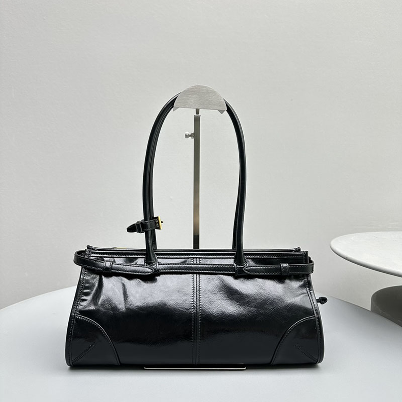 プラダ アウトレット PRADA ボニー ミディアム スエード ハンドバッグ 1BA426_2CYR_F0002_V_MOO ブラック H品 プラダ 斜めがけバッグ レディース - 画像 (8)