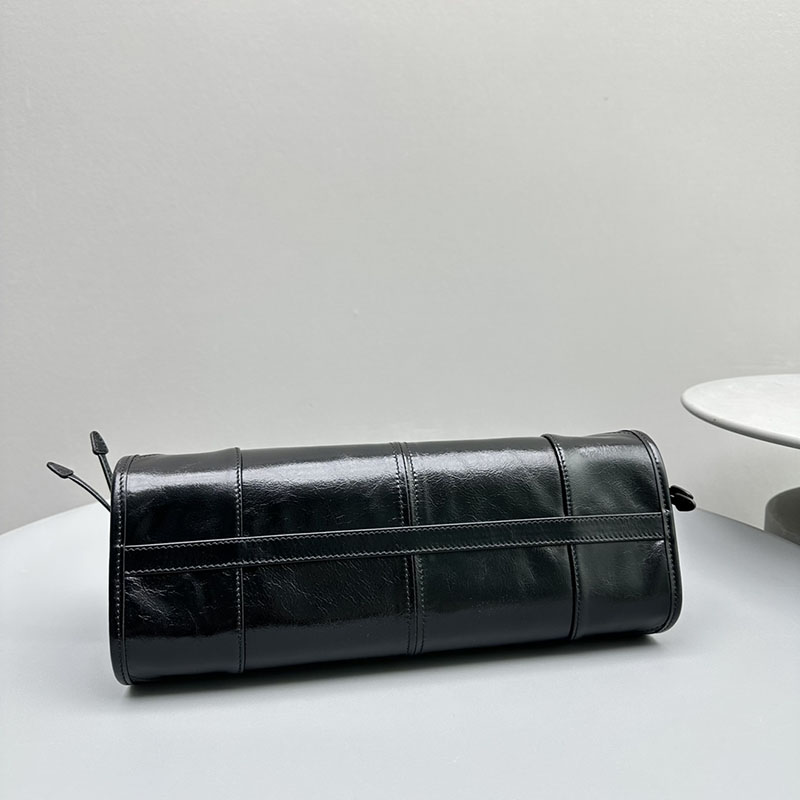 プラダ アウトレット PRADA ボニー ミディアム スエード ハンドバッグ 1BA426_2CYR_F0002_V_MOO ブラック H品 プラダ 斜めがけバッグ レディース - 画像 (7)