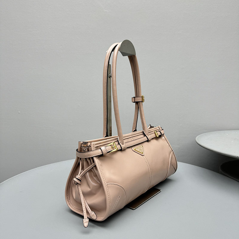 プラダ アウトレット PRADA ボニー ミディアム スエード ハンドバッグ 1BA426_2CYR_F03ZN_V_MOO スズラン H品 プラダ 斜めがけバッグ レディース - 画像 (9)