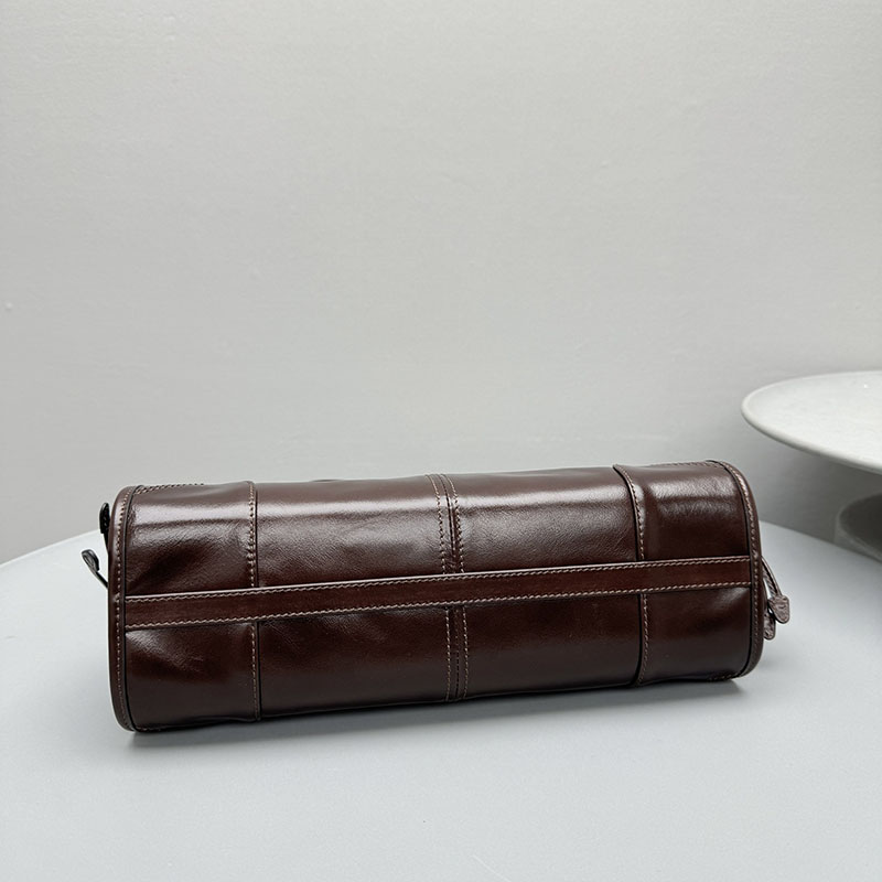 プラダ アウトレット PRADA ボニー ミディアム スエード ハンドバッグ 1BA426_2CYR_F01D6_V_MOO ダークブラウン H品 プラダ 斜めがけバッグ レディース - 画像 (7)