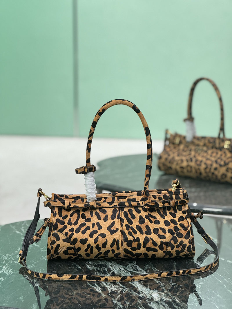 プラダ アウトレット PRADA ボニー ミディアム スエード ハンドバッグ 1BA426_2CYR_F0151_V_MOO ブラウン H品 プラダ 斜めがけバッグ レディース - 画像 (7)