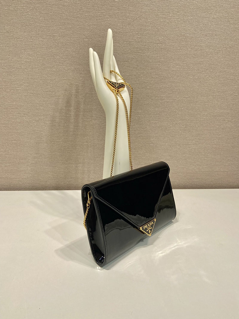 プラダ アウトレット PRADA サフィアーノレザー ミニバッグ 1BP051_NZV_F0002_V_5TO ブラック H品 プラダ 斜めがけショルダーバッグ - 画像 (9)