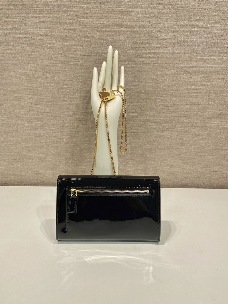 プラダ アウトレット PRADA サフィアーノレザー ミニバッグ 1BP051_NZV_F0002_V_5TO ブラック H品 プラダ 斜めがけショルダーバッグ - 画像 (6)