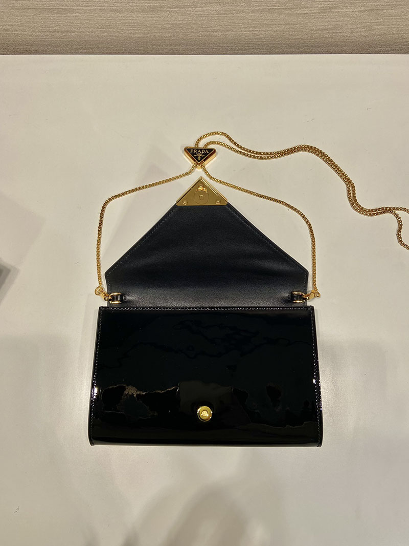 プラダ アウトレット PRADA サフィアーノレザー ミニバッグ 1BP051_NZV_F0002_V_5TO ブラック H品 プラダ 斜めがけショルダーバッグ - 画像 (5)