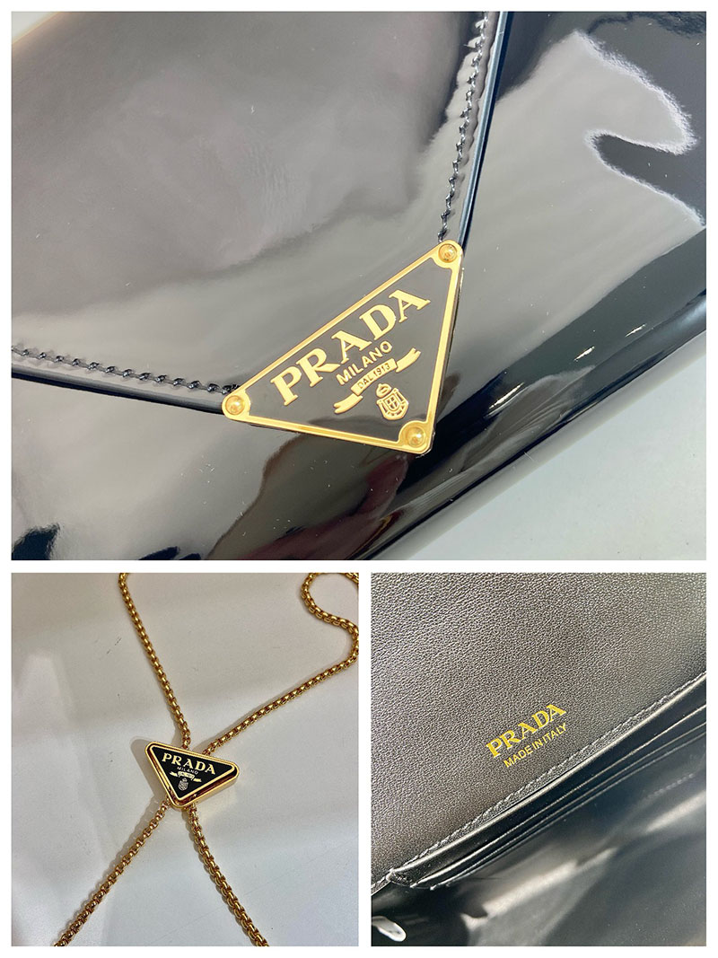 プラダ アウトレット PRADA サフィアーノレザー ミニバッグ 1BP051_NZV_F0002_V_5TO ブラック H品 プラダ 斜めがけショルダーバッグ - 画像 (2)
