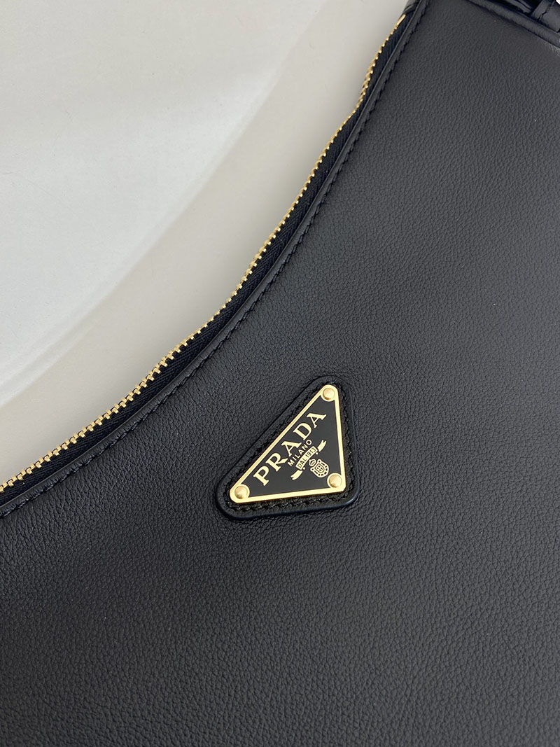 プラダ アウトレット PRADA エメ ミディアム レザー ショルダーバッグ 1BC229_2CYS_F0002_V_LVM ブラック H品 プラダ 斜めがけショルダーバッグ - 画像 (4)