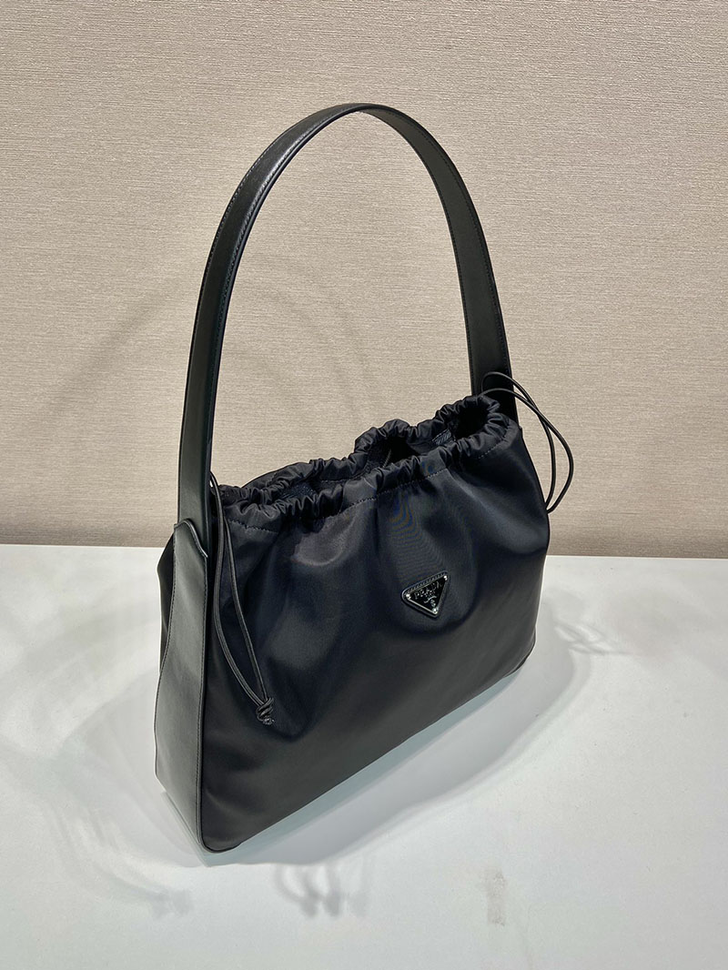 プラダ アウトレット PRADA TWILLER Metallic Top-Handle バケットバック B6250 ブラック H品 プラダ ナイロンバッグ 人気 - 画像 (8)