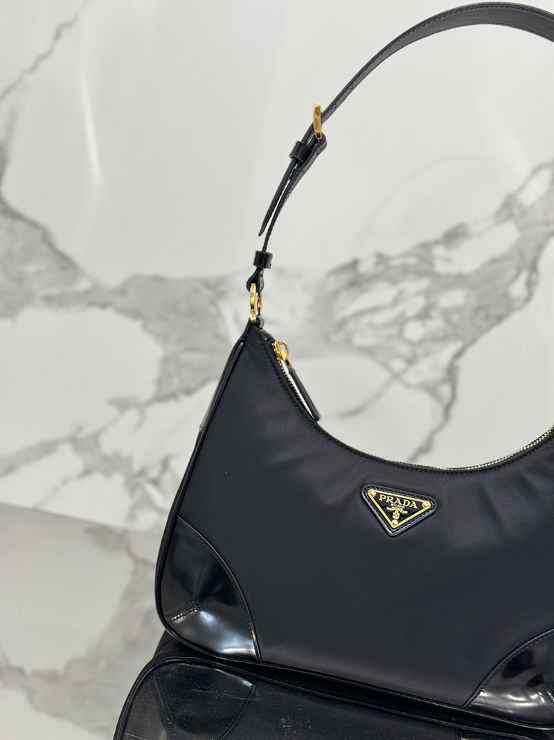プラダ アウトレット PRADA Re-Nylon Re-Edition 2002 ショルダーバッグ 1BC214_R789_F0002_V_OOO ブラック H品 プラダ ナイロンバッグ 人気 - 画像 (8)