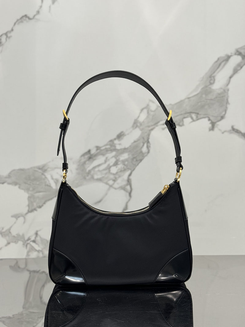 プラダ アウトレット PRADA Re-Nylon Re-Edition 2002 ショルダーバッグ 1BC214_R789_F0002_V_OOO ブラック H品 プラダ ナイロンバッグ 人気 - 画像 (7)