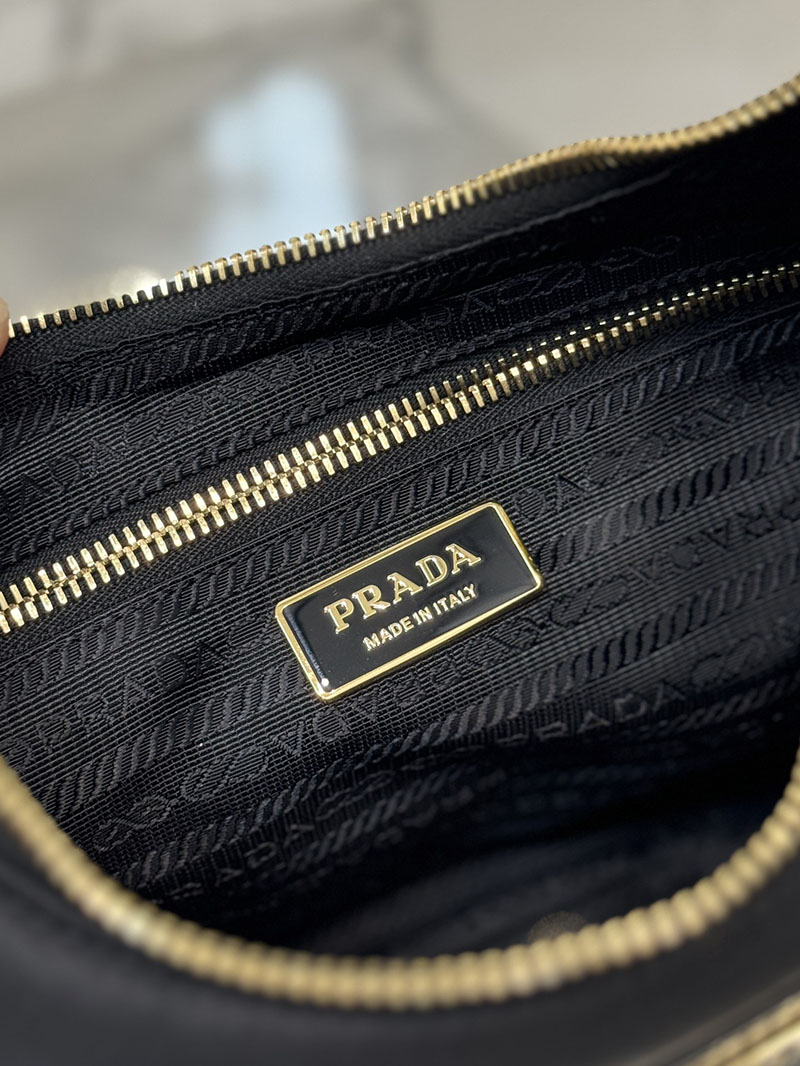 プラダ アウトレット PRADA Re-Nylon Re-Edition 2002 ショルダーバッグ 1BC214_R789_F0002_V_OOO ブラック H品 プラダ ナイロンバッグ 人気 - 画像 (2)