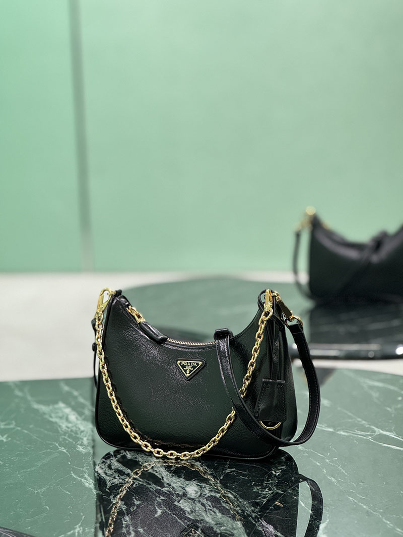 プラダ アウトレット PRADA Re-Edition サフィアーノレザー ミニバッグ 1BC204_NZV_F0632_V_QOM ブラック H品 プラダ ミニバッグ 人気 - 画像 (8)