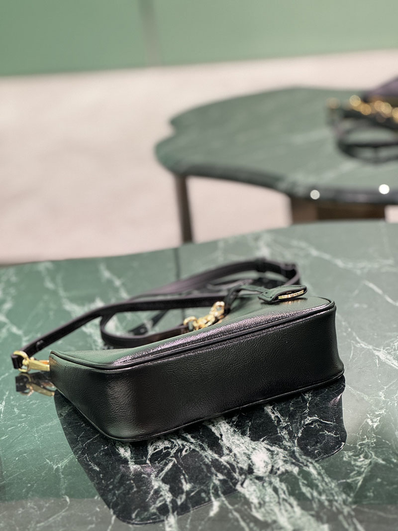 プラダ アウトレット PRADA Re-Edition サフィアーノレザー ミニバッグ 1BC204_NZV_F0632_V_QOM ブラック H品 プラダ ミニバッグ 人気 - 画像 (7)