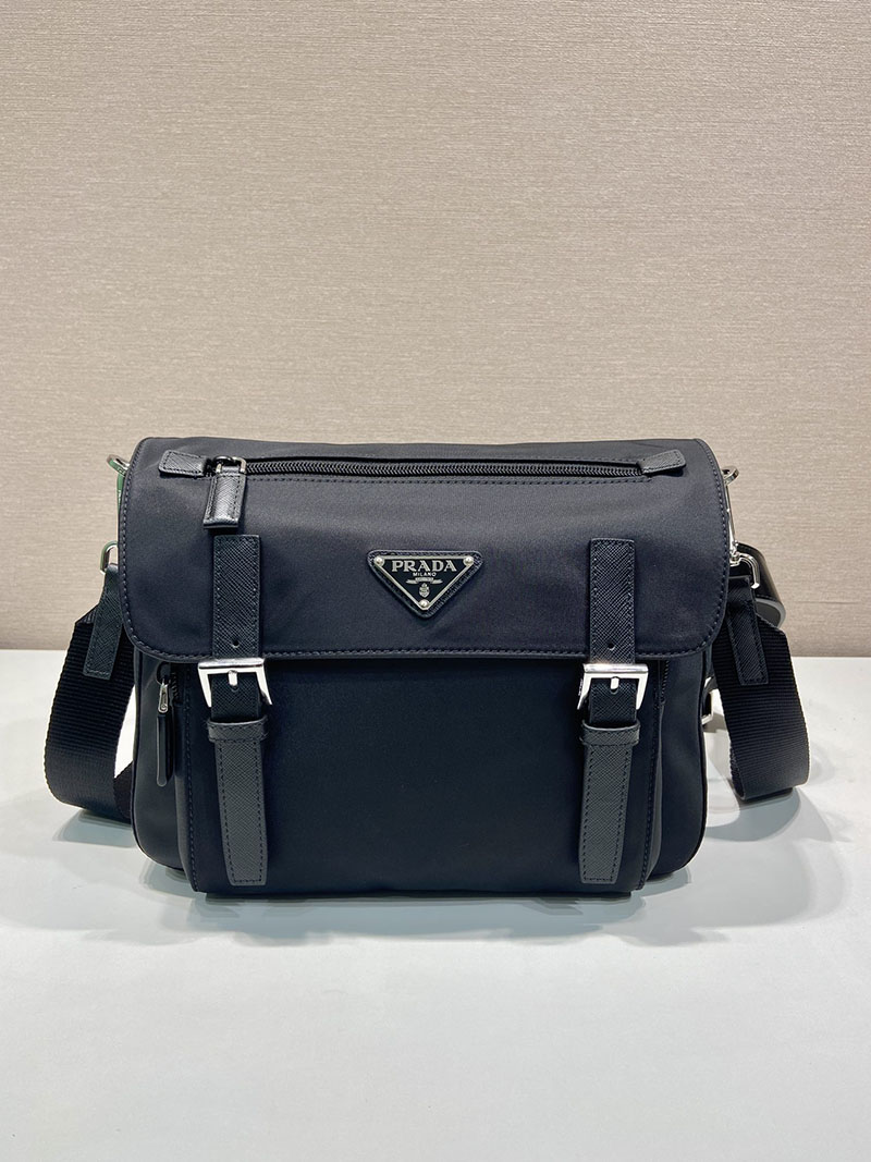 プラダ アウトレット PRADA Re-Nylon ショルダーバッグ 1BD953_RV44_F0002_V_B1M ブラック H品 プラダ ナイロンバッグ メンズ - 画像 (8)