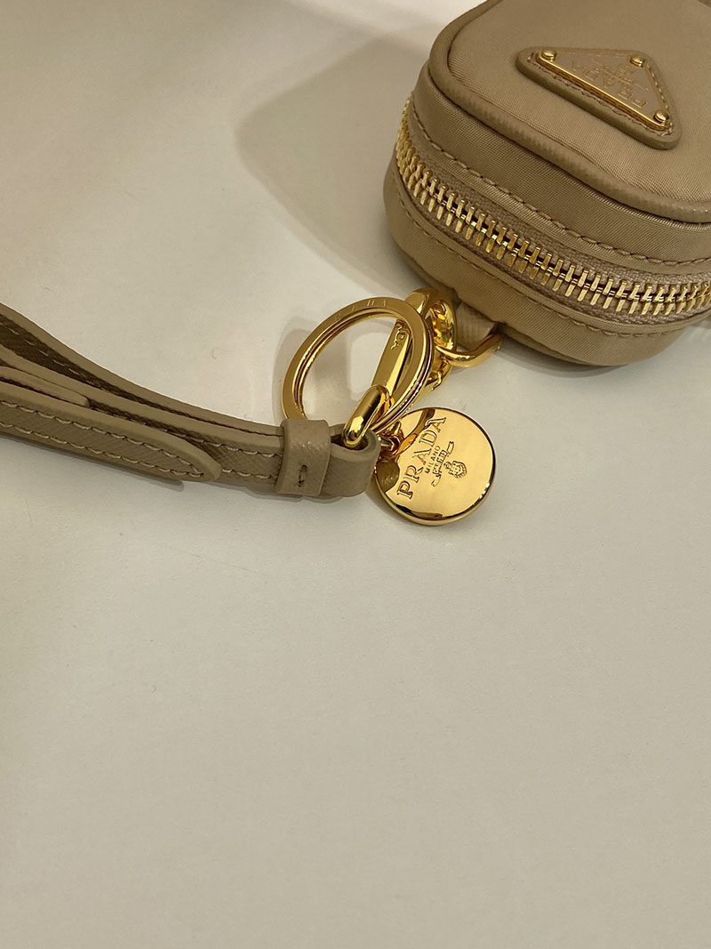 プラダ アウトレット PRADA Re-Edition 1978 Re-Nylon ミニポーチ 1TT200_2DMK_F0Y8C ベージュ H品 プラダ ミニポーチ ナイロン - 画像 (4)