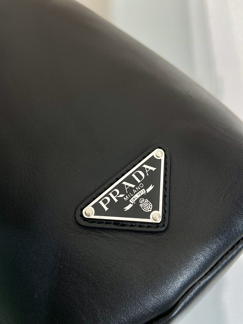 プラダ アウトレット PRADA クロス ヴィッテロダイノレザー ワンショルダーバッグ 2VZ092_2BBE_F0002_V_OLO ブラック H品 プラダ ワンショルダーバッグ メンズ - 画像 (5)